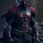 Pahlawan gabungan Deadpool dan Batman.
