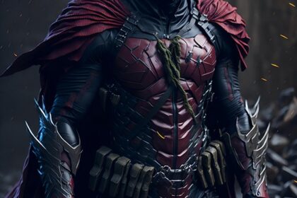 Pahlawan gabungan Deadpool dan Batman.