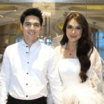 Luna Maya dan Maxime Bouttier di resepsi pernikahan Jakarta